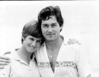 Dianne Fromholtz's throwback picture with her husband, Claude Balestrat.